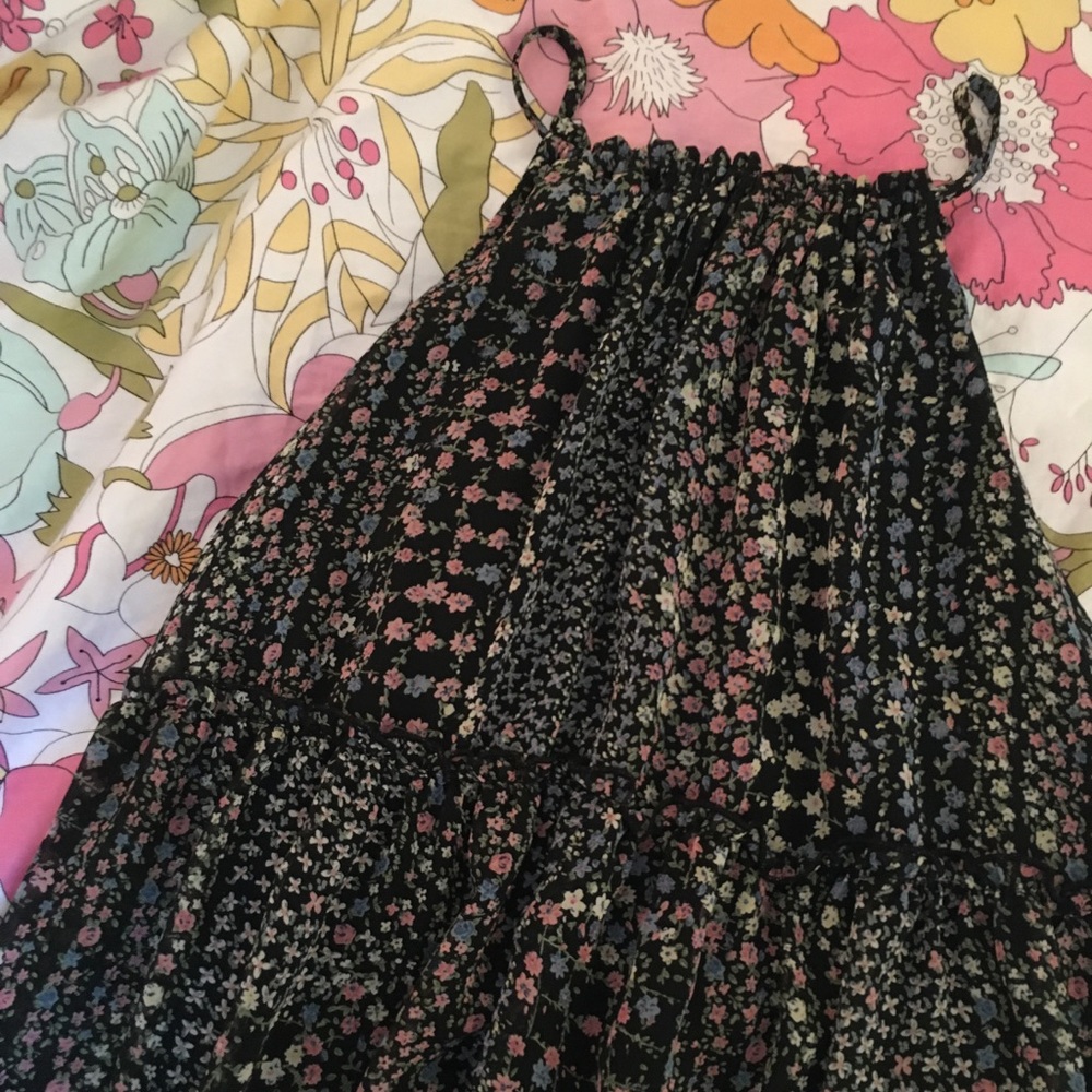 Nordstrom high neck floral dress